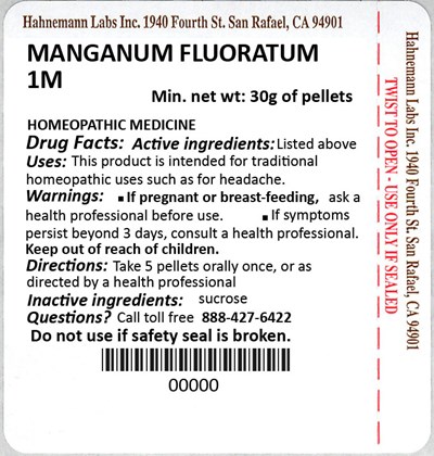 Manganum Fluoratum 1M 30g - Manganum Fluoratum 1M 30g